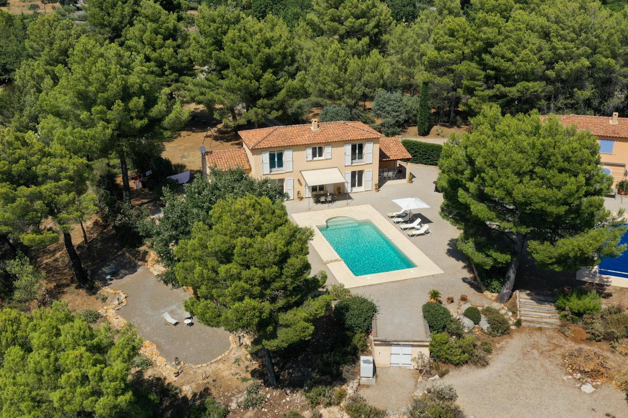 Villa "Le Sortilege" Vue Panoramique Et Piscine Туртур Экстерьер фото