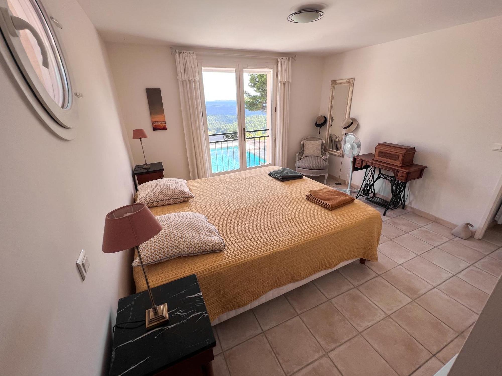 Villa "Le Sortilege" Vue Panoramique Et Piscine Туртур Экстерьер фото