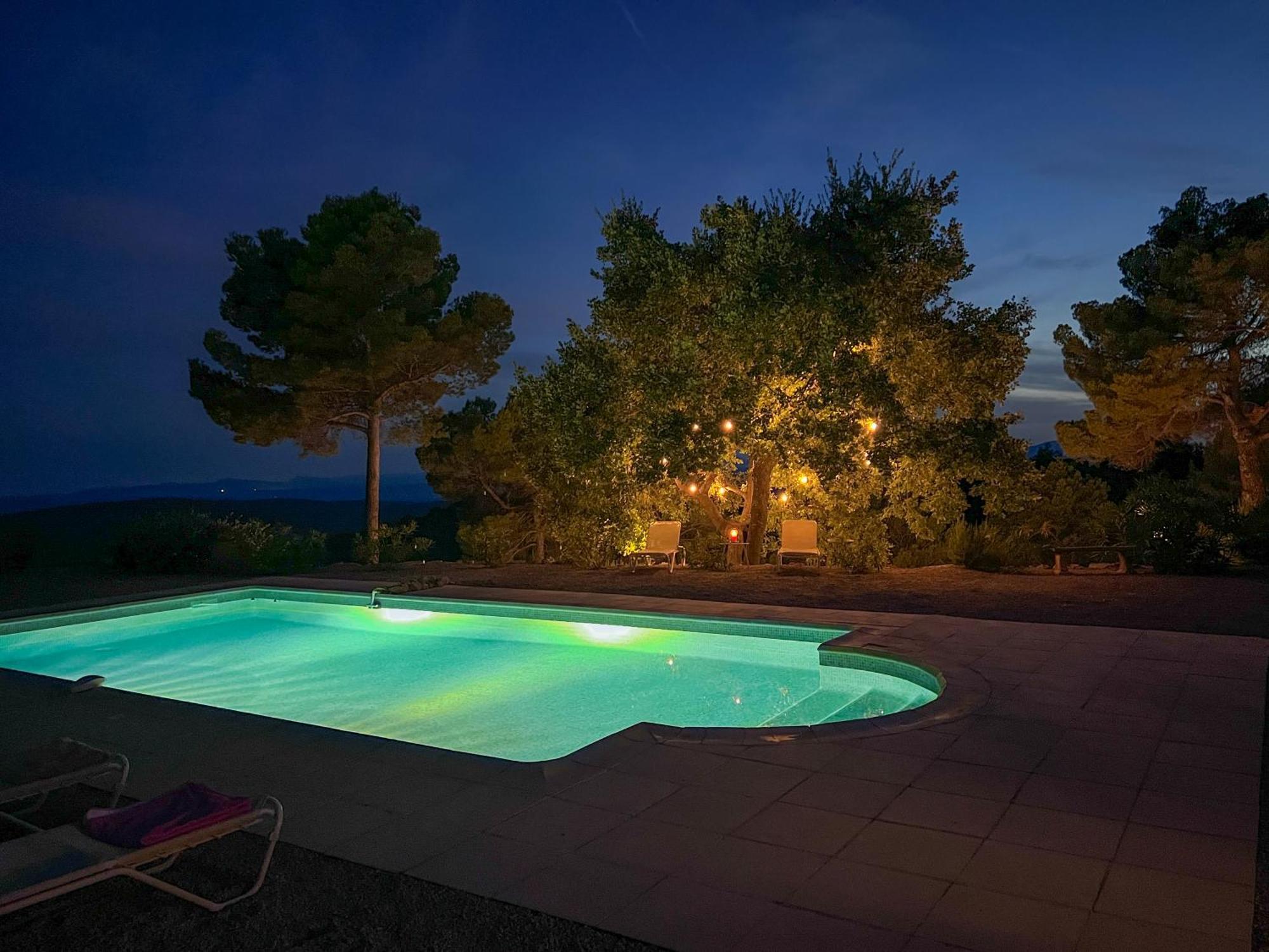 Villa "Le Sortilege" Vue Panoramique Et Piscine Туртур Экстерьер фото