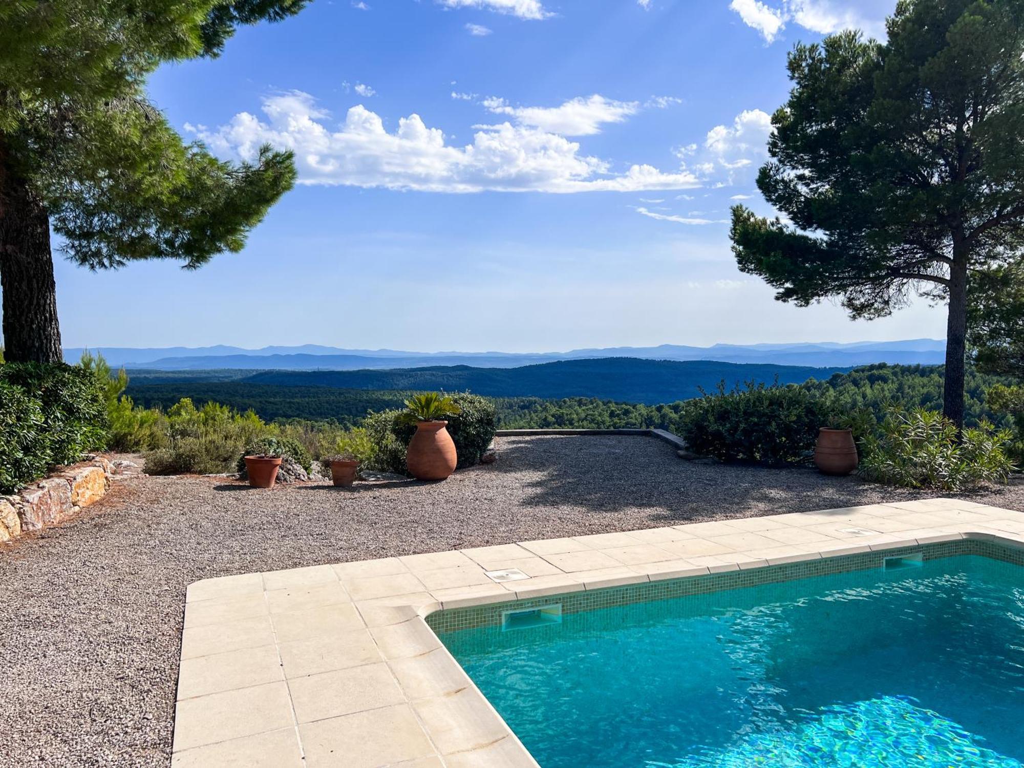 Villa "Le Sortilege" Vue Panoramique Et Piscine Туртур Экстерьер фото