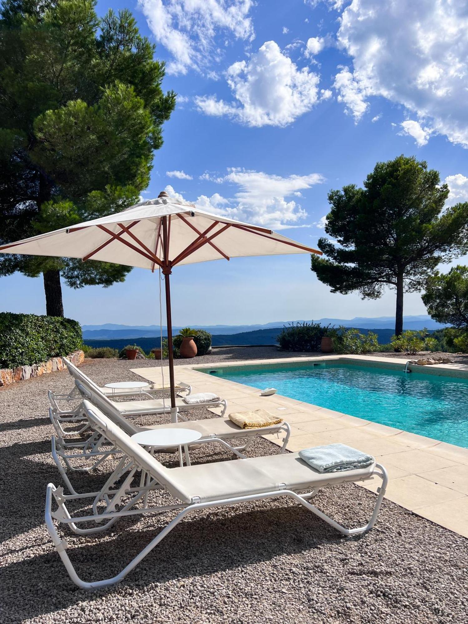 Villa "Le Sortilege" Vue Panoramique Et Piscine Туртур Экстерьер фото