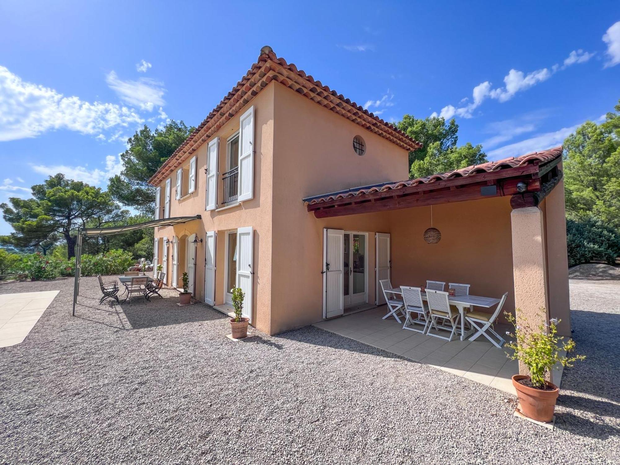 Villa "Le Sortilege" Vue Panoramique Et Piscine Туртур Экстерьер фото