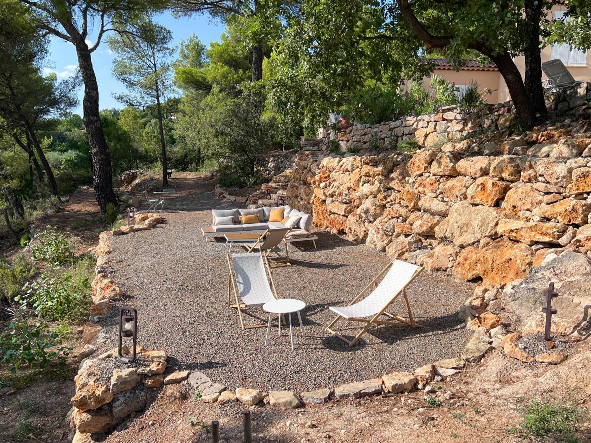 Villa "Le Sortilege" Vue Panoramique Et Piscine Туртур Экстерьер фото