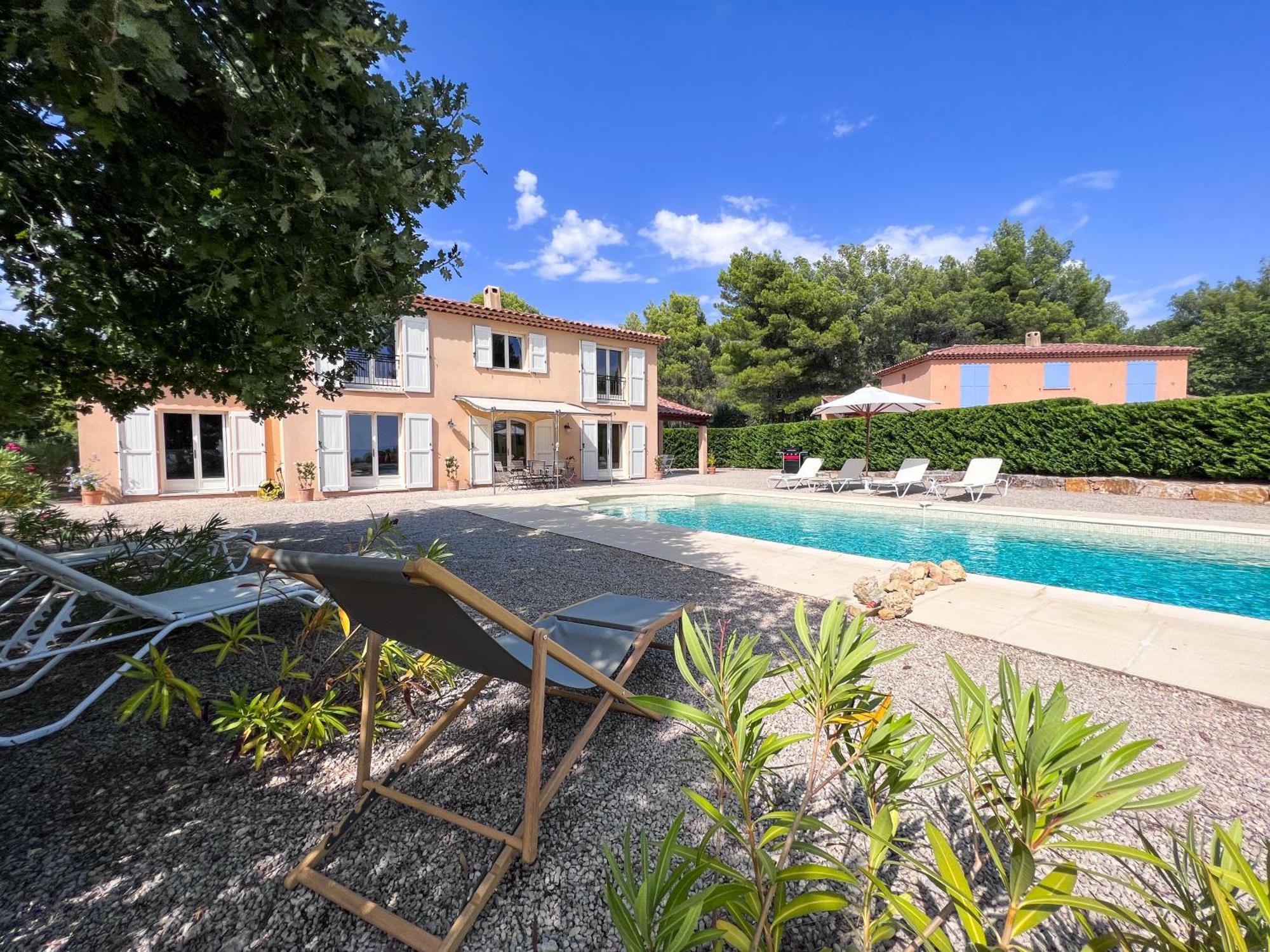 Villa "Le Sortilege" Vue Panoramique Et Piscine Туртур Экстерьер фото