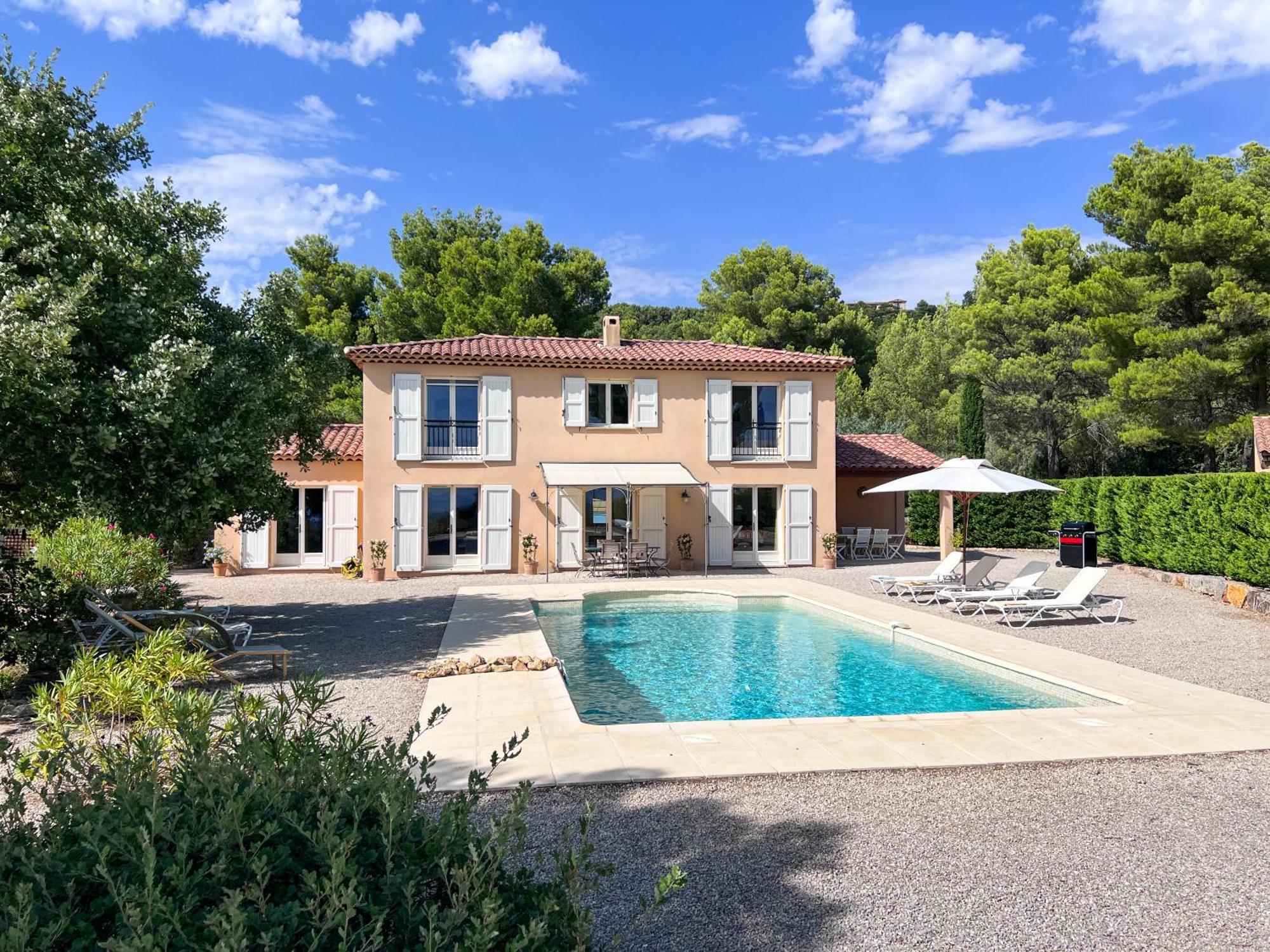 Villa "Le Sortilege" Vue Panoramique Et Piscine Туртур Экстерьер фото