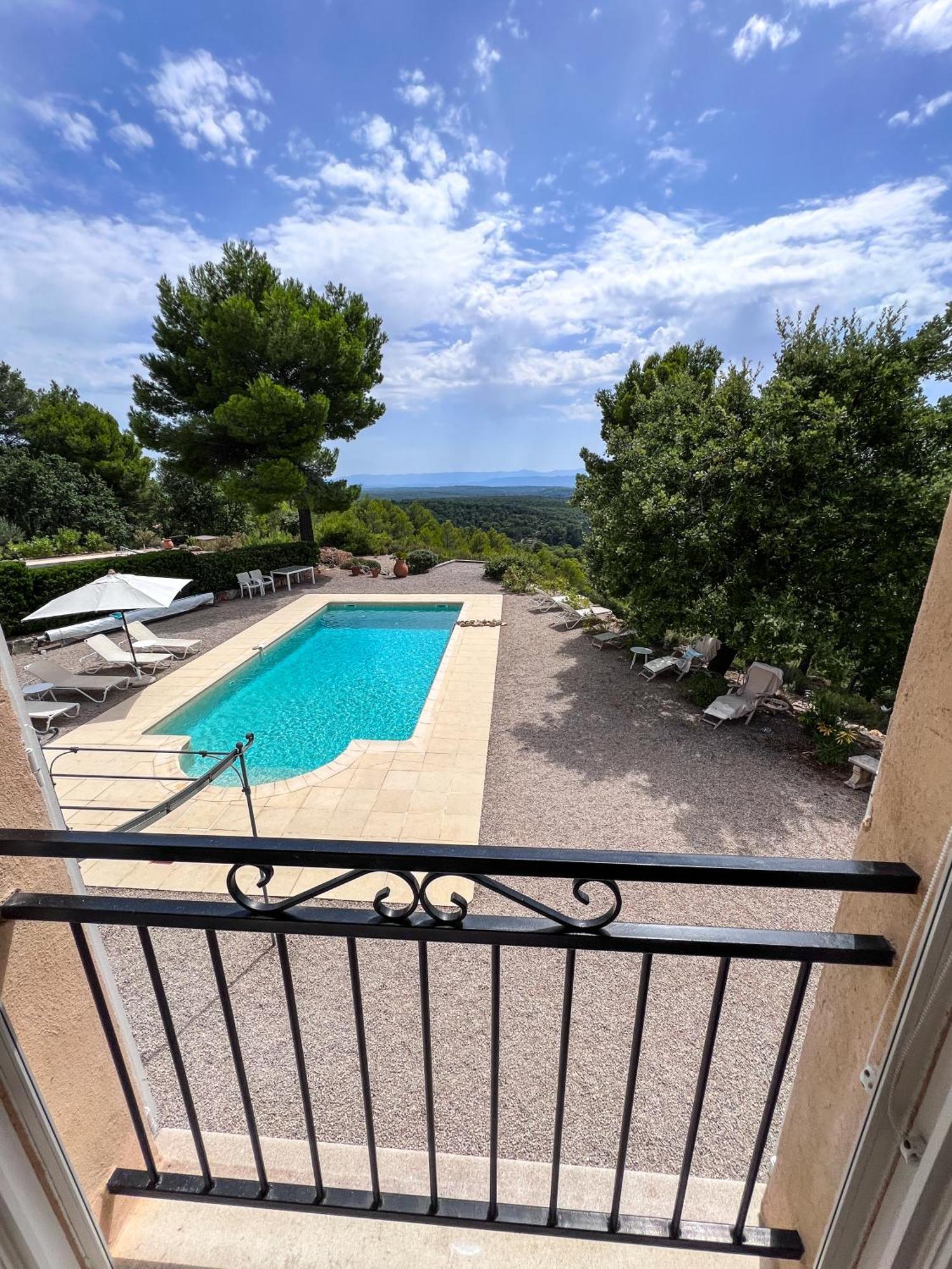 Villa "Le Sortilege" Vue Panoramique Et Piscine Туртур Экстерьер фото